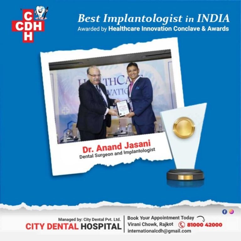 Awarded as Best Dental Hospital in India ​