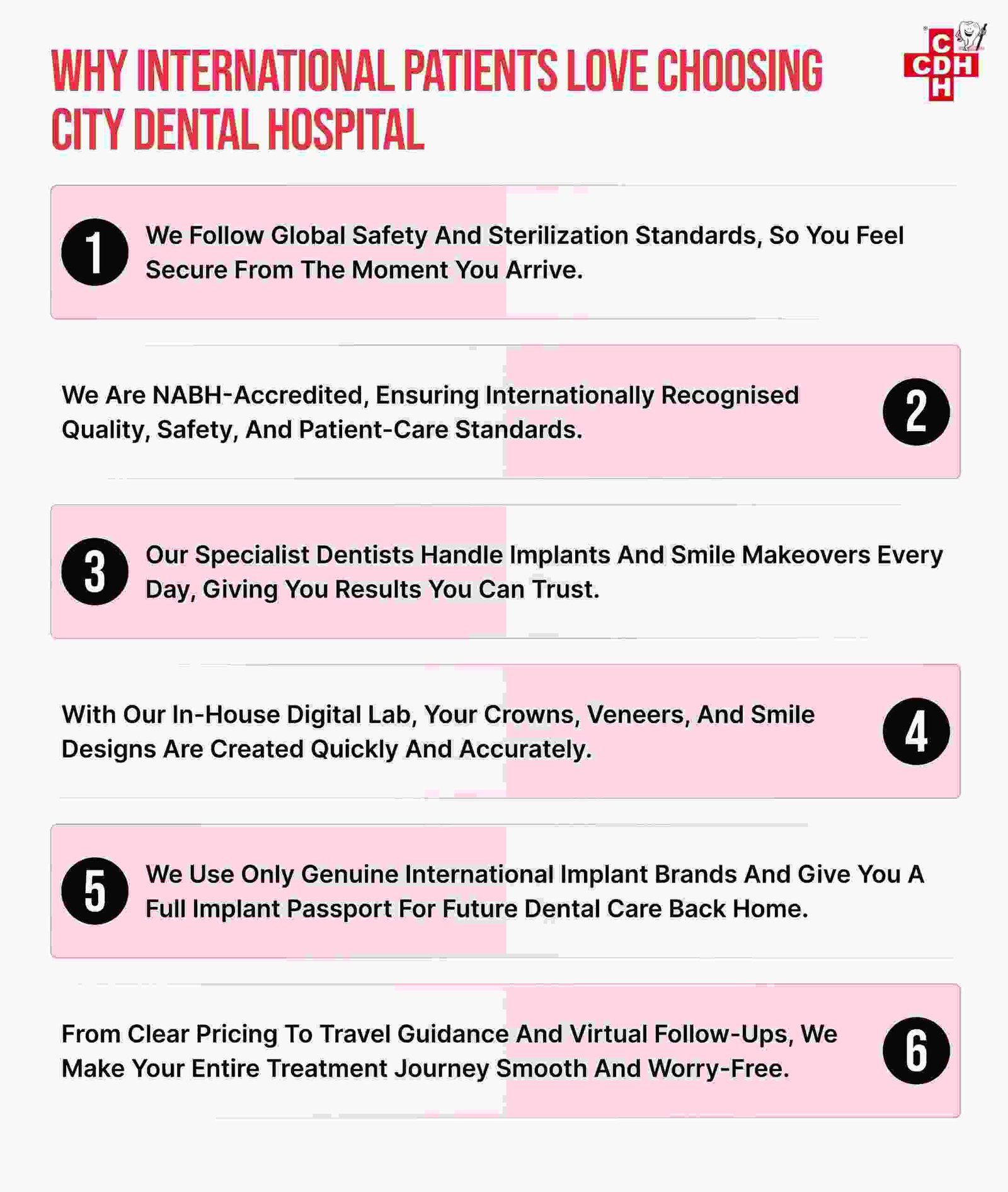 Why International Patients Love Choosing City Dental Hospital